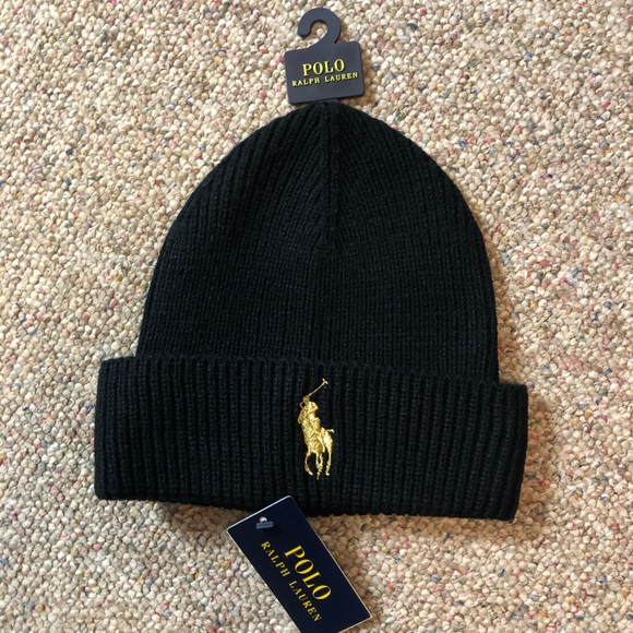 🆕 Polo Ralph Lauren Big Pony Beanie Hat - Picture 2 of 7